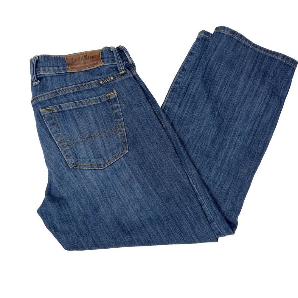 Lucky Brand • Sweet Crop Womens Blue Jeans Stretch • Size 6 / 28‎